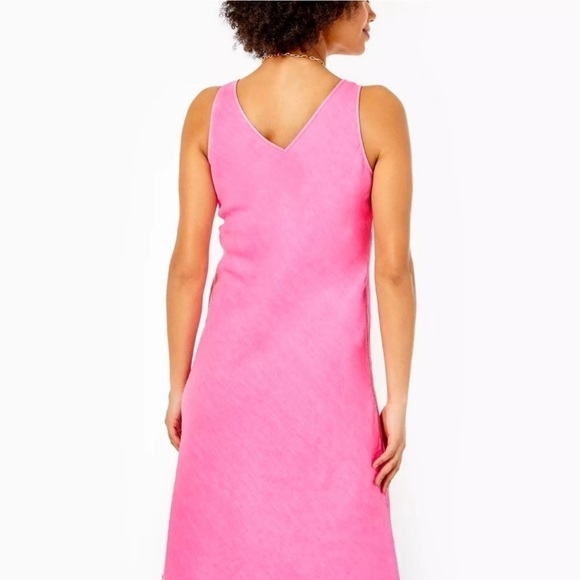 LILLY PULITZER Florin Linen Dress - Picture 3 of 8